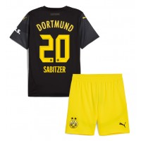 Maglia Calcio Borussia Dortmund Marcel Sabitzer #20 Seconda Divisa Bambino 2024-25 Manica Corta (+ pantaloncini)